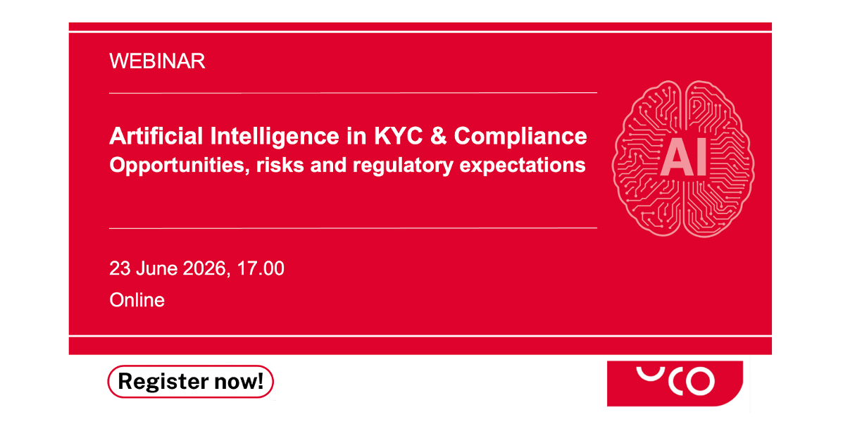 Webinar Artificial Intelligence in KYC & Compliance Opportunities, risks and regulatory expectations 