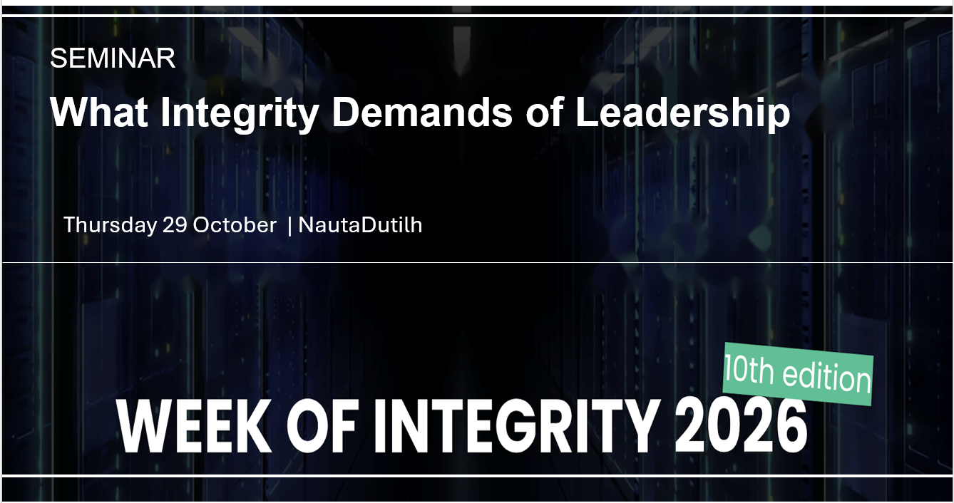 Week of Integrity 2026: Seminar