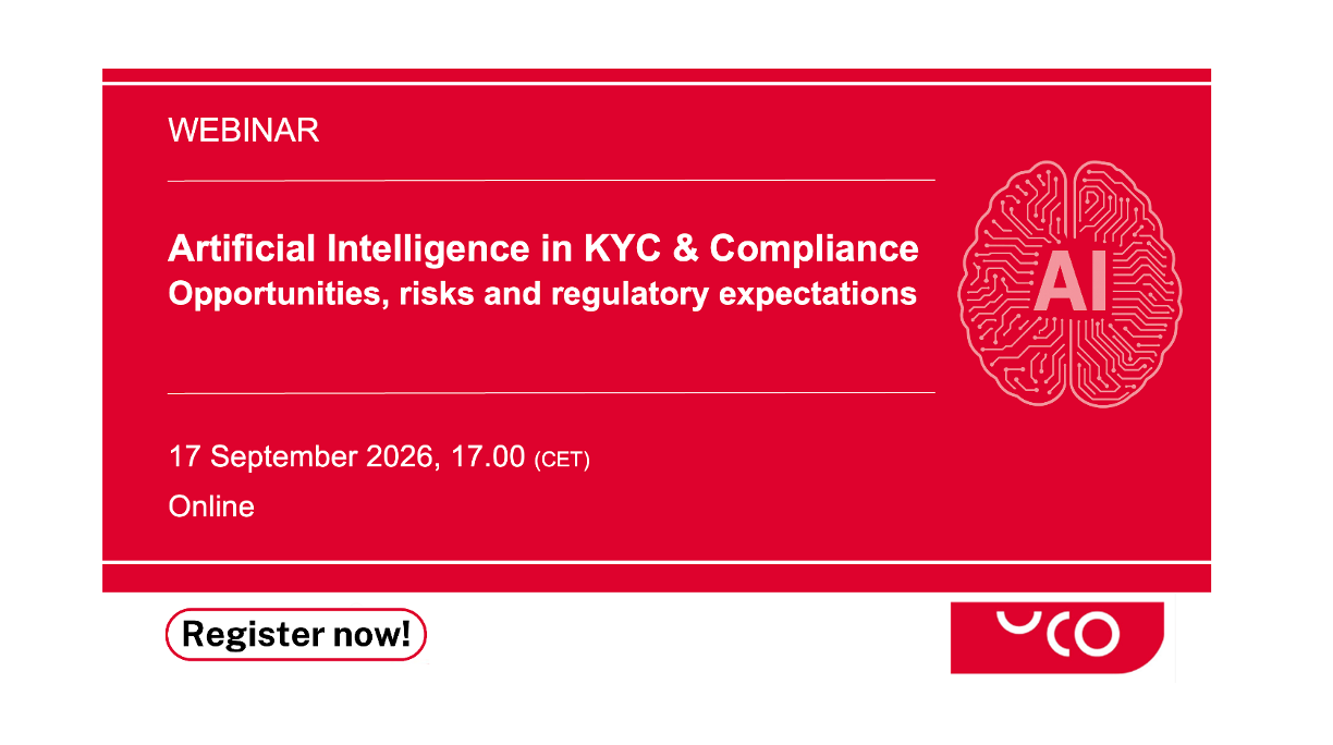 Webinar Artificial Intelligence in KYC & Compliance Opportunities, risks and regulatory expectations 